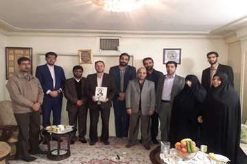 دیدار با خانواده شهید حفظ ا... تمیمی